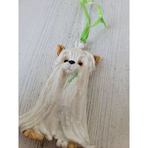 Kurt S Adler Shih Tzu dog AS IS pet ornament Xmas decor - Picture 6 of 6